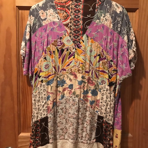BoHo patchwork top - Picture 4 of 5